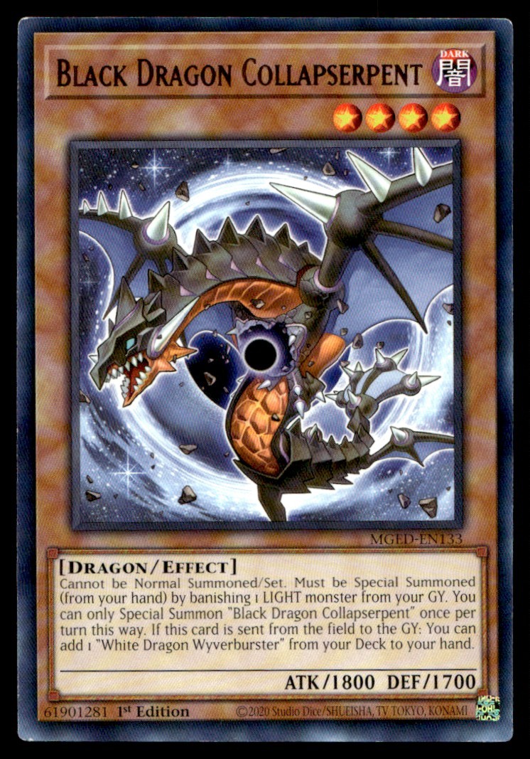 Black Dragon Collapserpent - MGED-EN133 -1st Edition - YuGiOh | Buy 2 Get 1 Free