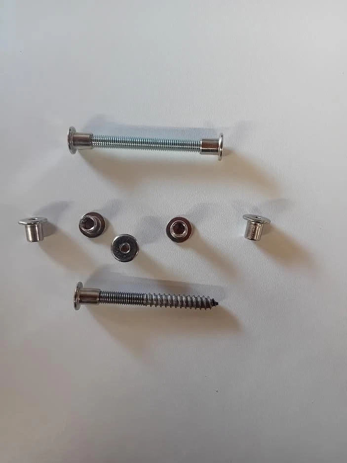  N 100 Borchie acciaio M8 impronta a brugola indicate per utilizzo su legno - Immagine 3 di 3