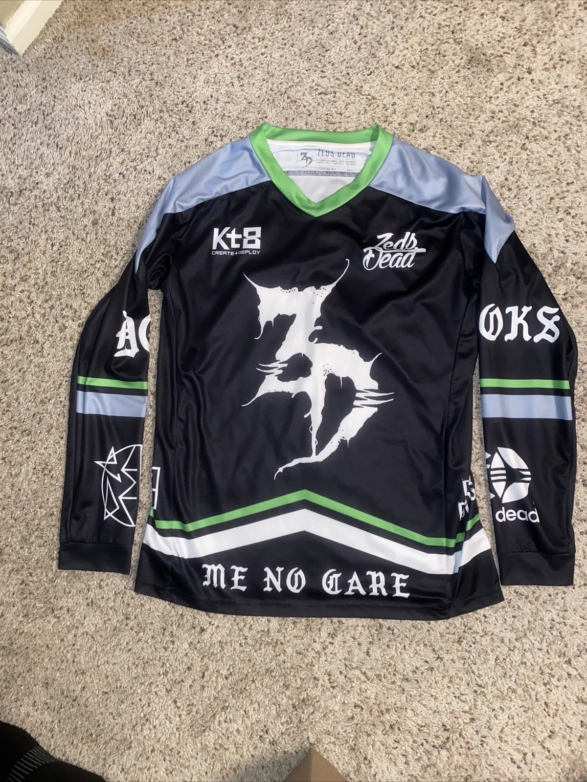 ZEDS DEAD Deadbeats Motocross Jersey Longsleeve Mens Size Small RARE