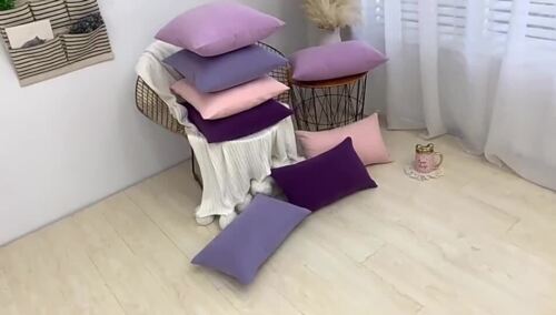 Funda de cojín de algodón del Reino Unido sofá dormitorio sala de estar hotel coche colorida funda de almohada - Vídeo 1 de 1