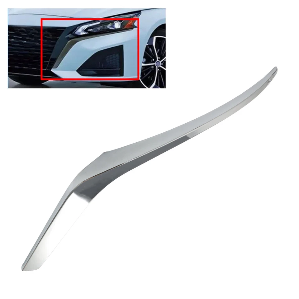 Moldura de rejilla de parachoques delantero cromada para Nissan 2023 Altima 620759HF0B Foto 4 de 4