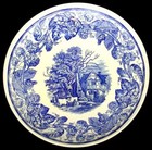 Spode Porcelain Blue Cake Stands