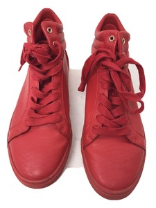 zara man red sneakers
