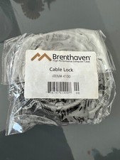 Brenthaven Zero Impact Laptop Notebook Security Cable Lock Item 4100 2 Keys OEM