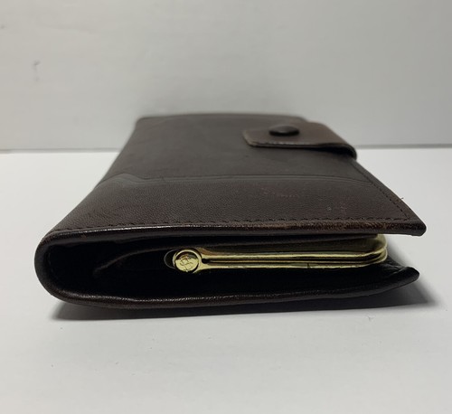 Vintage Renwick Steerhide Brown Leather With Coin Holder~Made In Canada - Picture 6 of 12