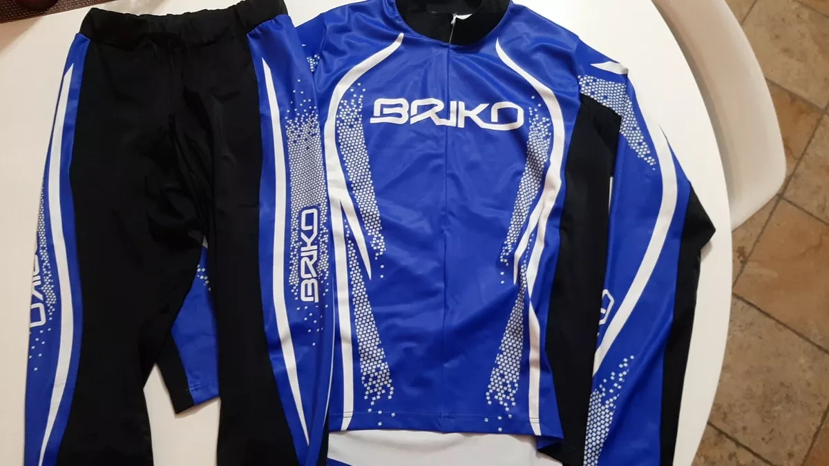 Briko Racing Set Tg. S UOMO. nuova Tuta Sci Di Fondo Completo Spezzato Gara