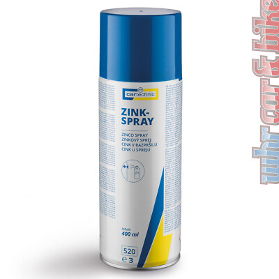 400ml Cartechnic Zinkspray Rostschutz Korrosionsschutz Zink Spray überlackierbar