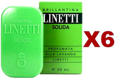 6PCS LAVENDER SCENTED SOLID LINETTI HAIR SHINE 50ML