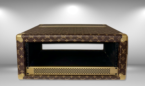 1U Green Ice Vented Rack Panel – Candy Metallic Steel 19” + Custom Color Option - Picture 4 of 4