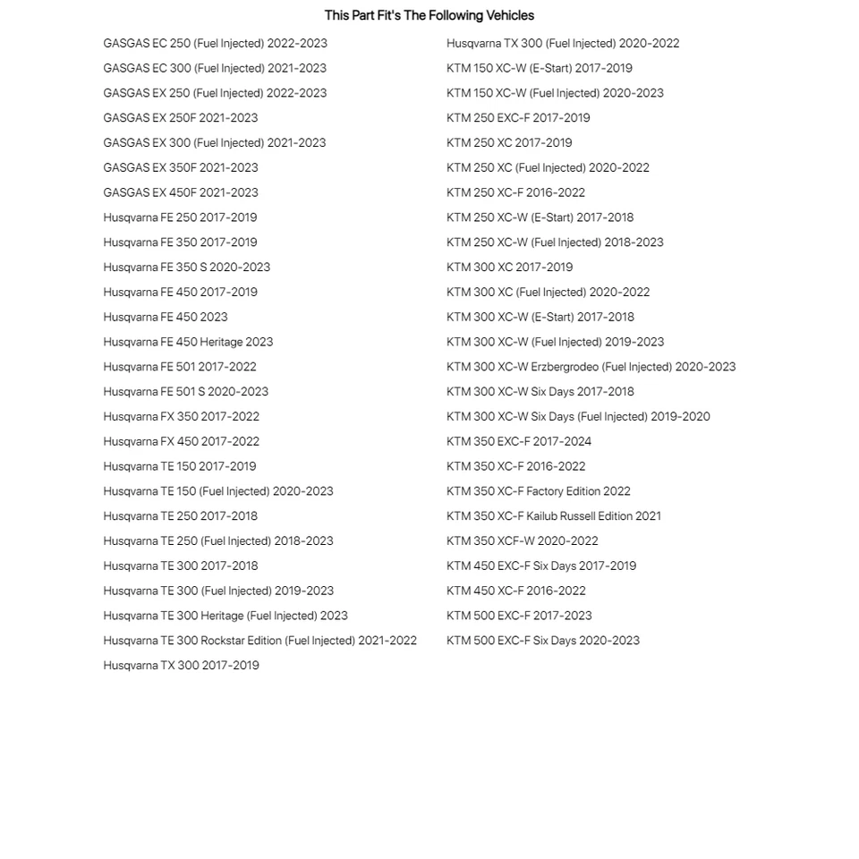 Suporte Fastway para KTM 250 XC 2017-2019 - Imagem 4 de 4
