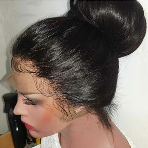 Brazilian Virgin Human Hair 360 Lace Front Full Lace Wig Straight