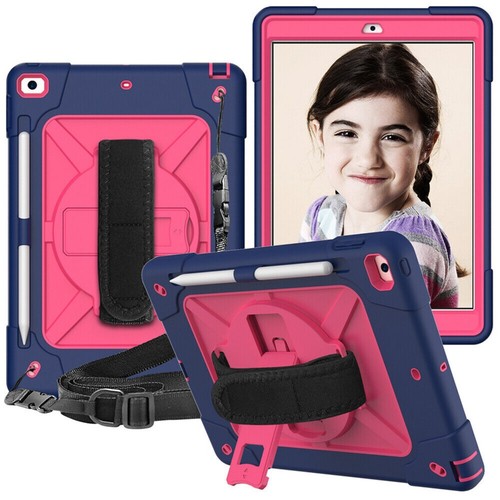 Funda protectora con soporte giratorio de alta resistencia mini aire para iPad 5º 6º 7º 8º 9º generación - Imagen 17 de 39