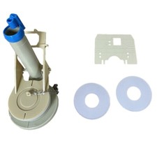 Toto 3.2 inch One Piece Toilet Flush Valve Assembly with 2 Extra Silicone Seals