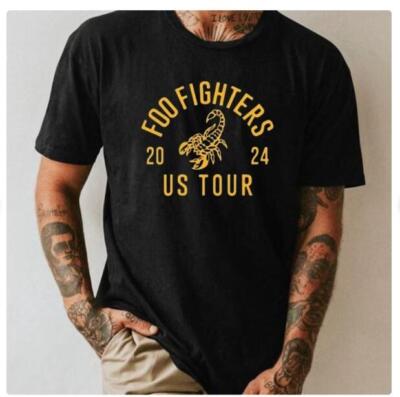 Foo Fighters US Tour 2024 T Shirt Foo Fighters Us Tour Gift fans Shirt