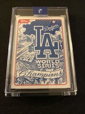 2020 Topps X LA Dodgers Mister Cartoon World Series Champions SP