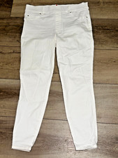 SPANX White Ankle Skinny Jeans Size XL