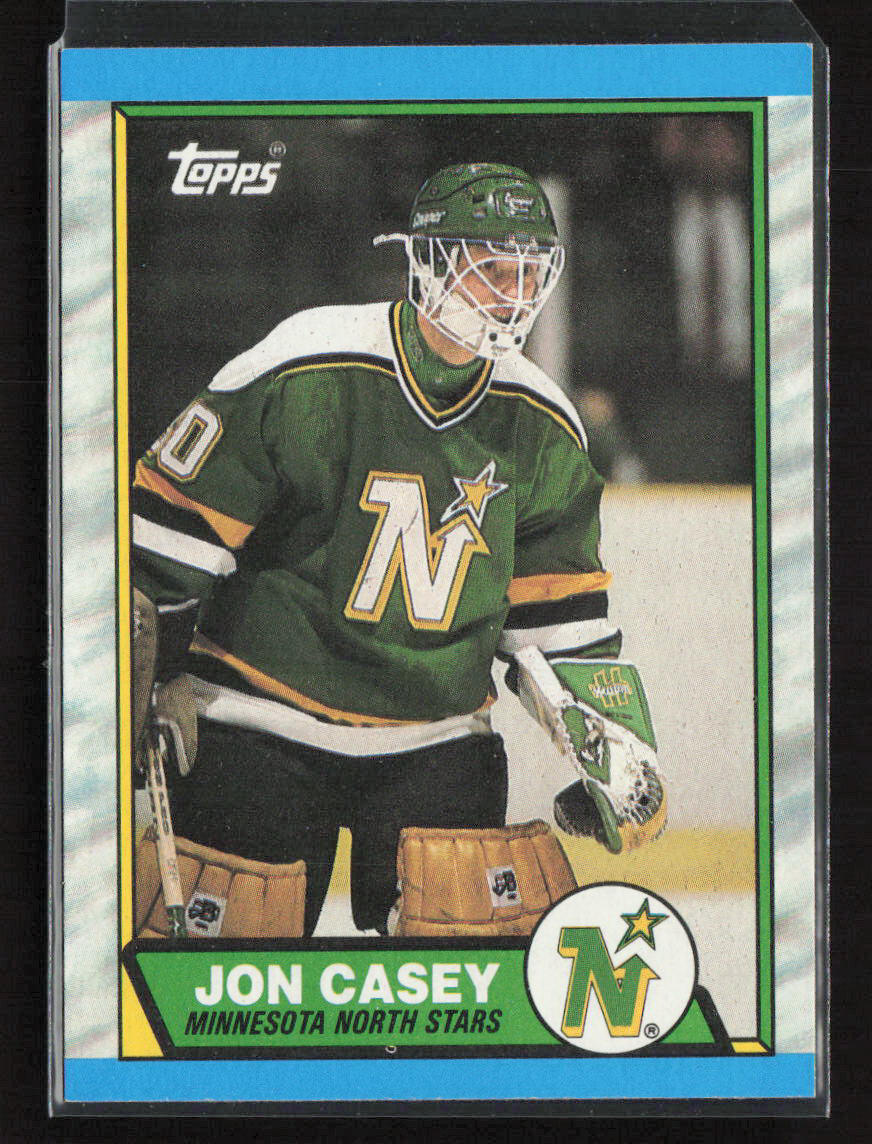 1989-90 Topps #48 Jon Casey Minnesota North Stars Rookie