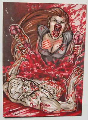 Once Bitten Skizze von Amber Shelton Asylum Studios