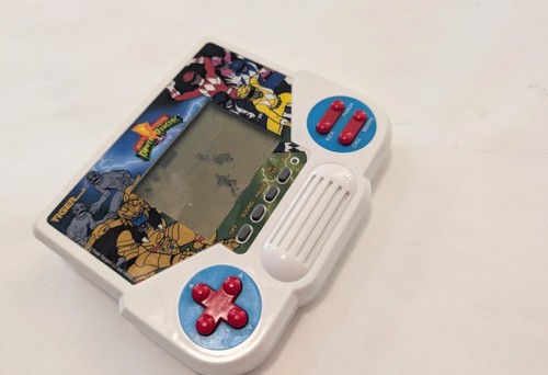 Mighty Morphin Power Rangers 1988 juego electrónico portátil Tiger - probado