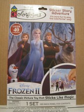 Disney Frozen II Colorforms Sticker Adventure 3 Scenes - 45 Colorforms New LBDE5