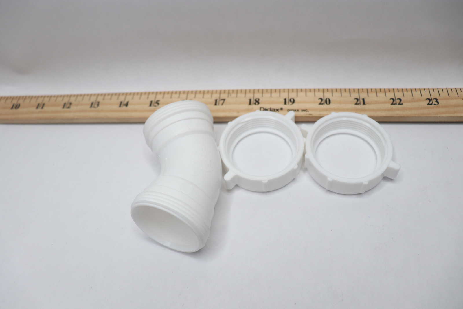Oatey Double SlipJoint Sink Drain Elbow Pipe Plastic White 11/2