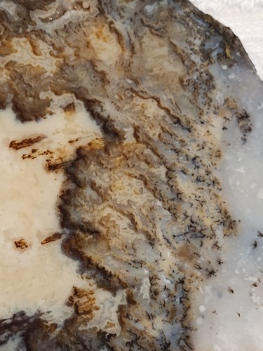 Large Graveyard Point Plume Agate Slab, Amazing Piece 11.8 Oz, 336 Gr - Picture 8 of 12