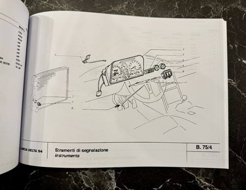 Lancia Delta S4 - Catalogo parti di ricambio - Spare parts catalogue - Foto 9 di 13