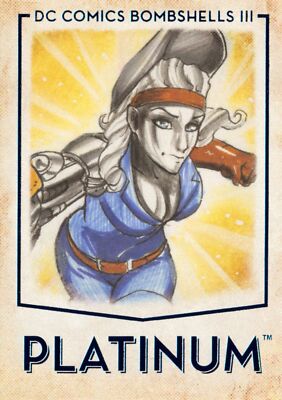 PLATINUM / DC Comics Bombshells III (2019) BASE Trading Card #17