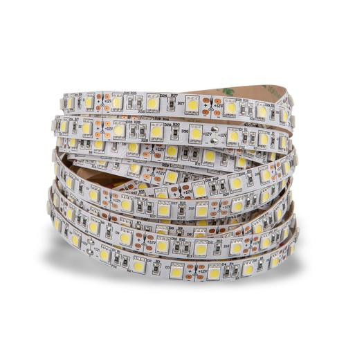 Mextronic LED Strip 3528 – 5 Meter, Kaltweiß 6000K, 24V, IP44, 60 LEDs/m, Dimmbar