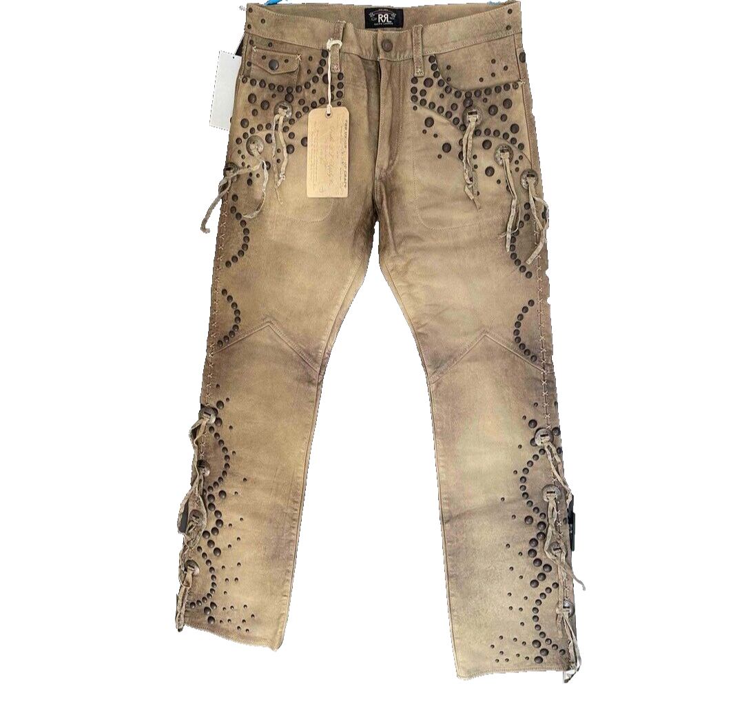 RRL Leather Pants Studs L W31 (78cm)L30(76cm) VTG | eBay RRL Leather Pants Studs L W31 (78cm)L30(76cm) VTG | eBay