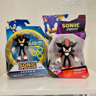 Shadow 4'' and Shadow The Hedgehog Prime 5'' Figures Jakks Pacific