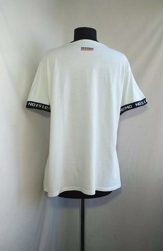 Desigual Womens T-Shirt 2XL XXL Twins Naked Sequined Short Sleeve Top 19SWTKD8 - Picture 5 of 12