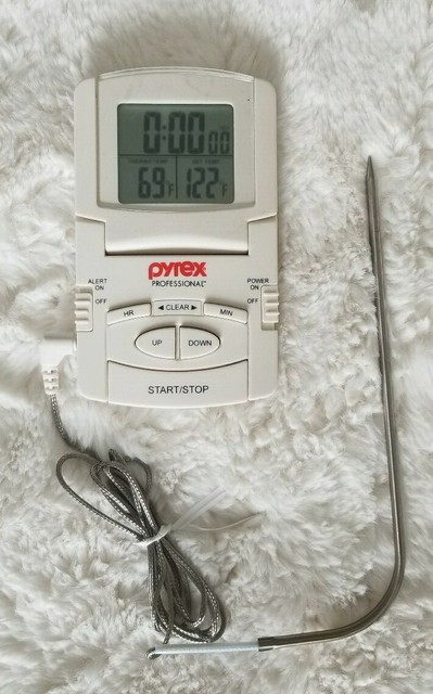 Thermopro Tp 16 Digital Thermometer Timer Pyrex For Oven Digital Lcd Display Cooking Thermometers