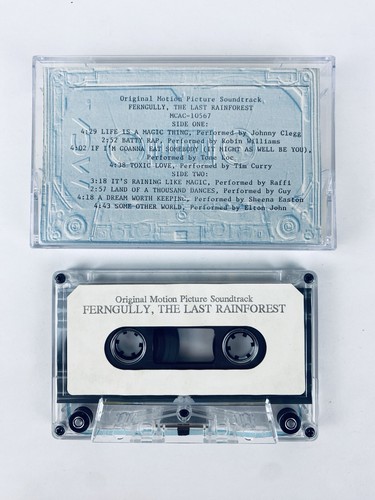 Ferngully The Last Rainforest  Soundtrack Cassette Tape PROMO *TESTED* - Picture 1 of 3