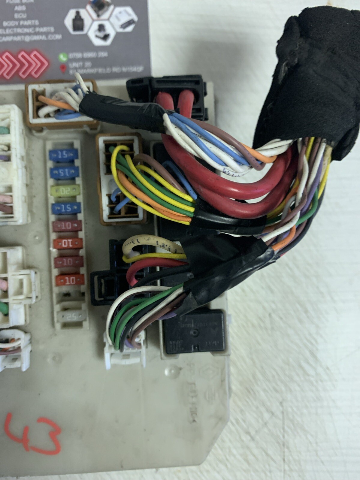 Renault Clio MK3 Modus engine compartment fuse box UPC 336217B for  