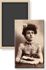 Maud Wagner Circus Performer Tattoo Artist Vintage Photo 2x3 Refrigerator Magnet