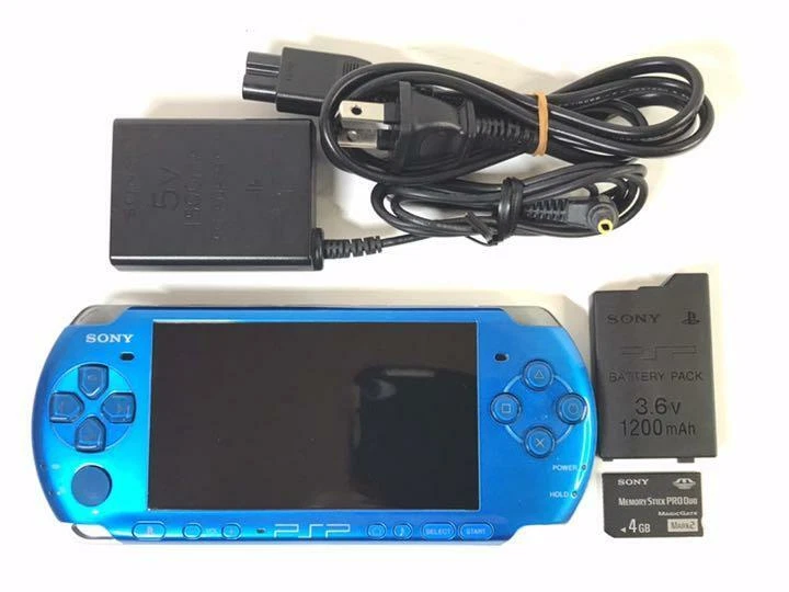 Sony PSP 3000 Blue Memory Stick