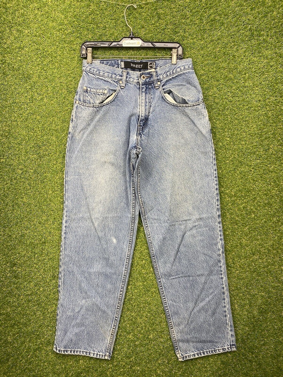 Vintage Levis Jeans Mens 30x32 Blue Denim Silvertab Baggy Vintage Levis Jeans Mens 30x32 Blue Denim Silvertab Baggy