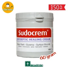 Sudocrem Antiseptic Healing Skin Cream-  Nappy Rash, Acne, Eczema, Wounds...