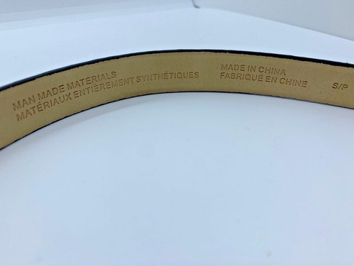 Women's DRESS Belt - BLACK - Size S/M - Picture 3 of 4