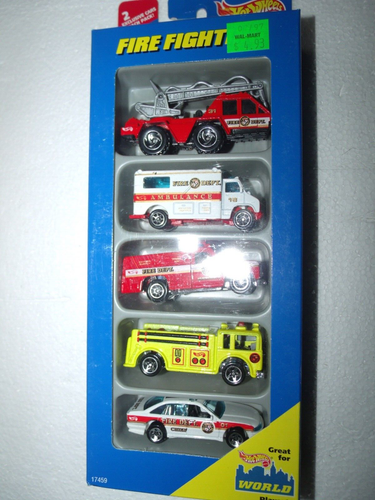 Hot Wheels 1996 Fire Fighting 5-Pack VHTF