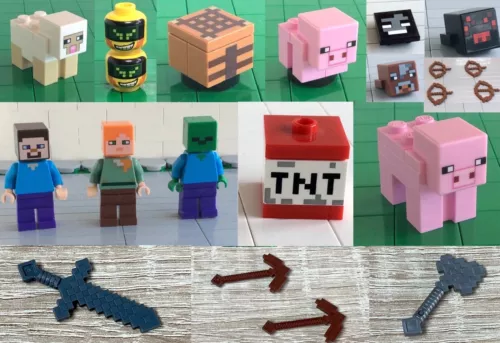Lego - Minecraft (18788 21142 21144 21132 21125 21126 18792 18787) Auswahlmenü