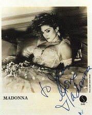 MADONNA Signed 'Sire' Photograph - Pop Star Singer / Vocalist - 10"x8" reprint