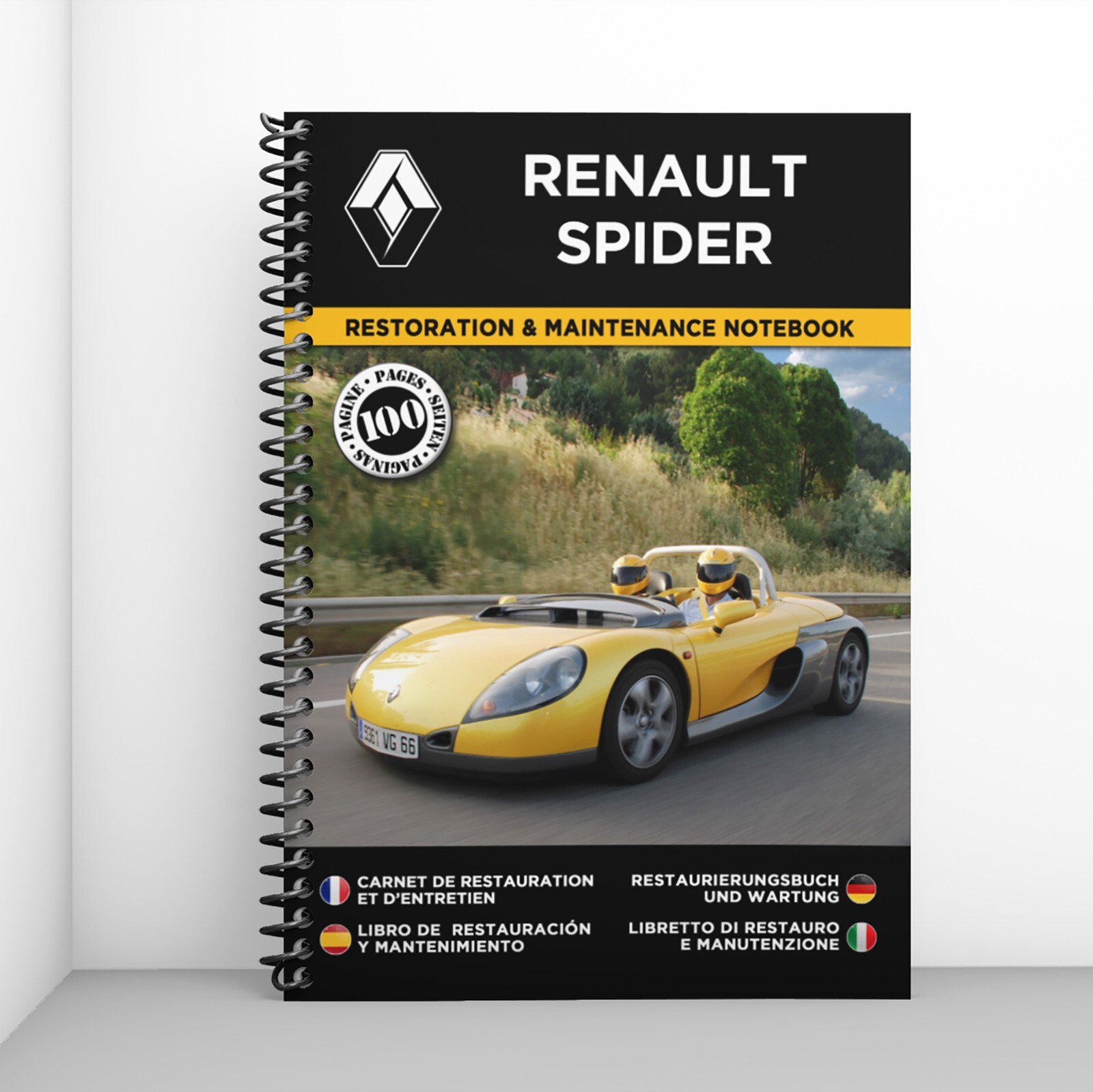 Renault Spider livre entretien et restauration pour garage et atelier