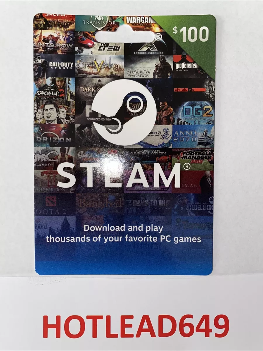 STEAM Gift card PC Prepaid Giftcard Game Card Game Gift Card