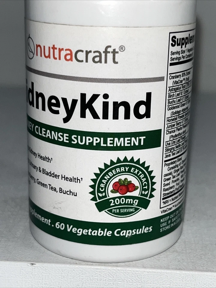 Suplemento de limpieza tipo riñón, sellado, 60 cápsulas Foto 3 de 4