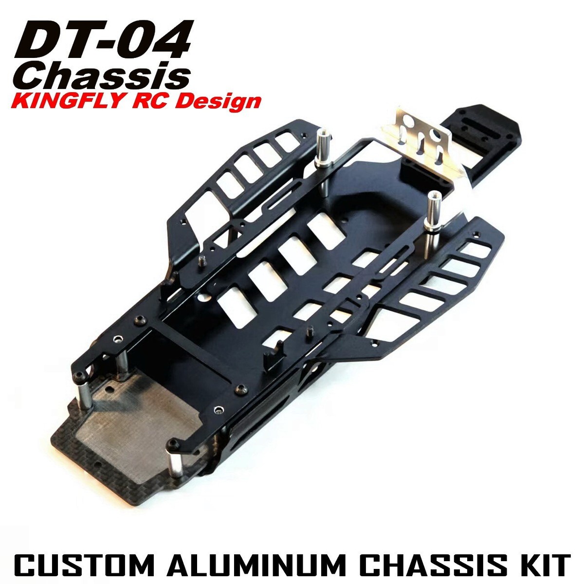 Custom Aluminum Chassis kit for TAMIYA 1/10 DT-04 buggy Chassis