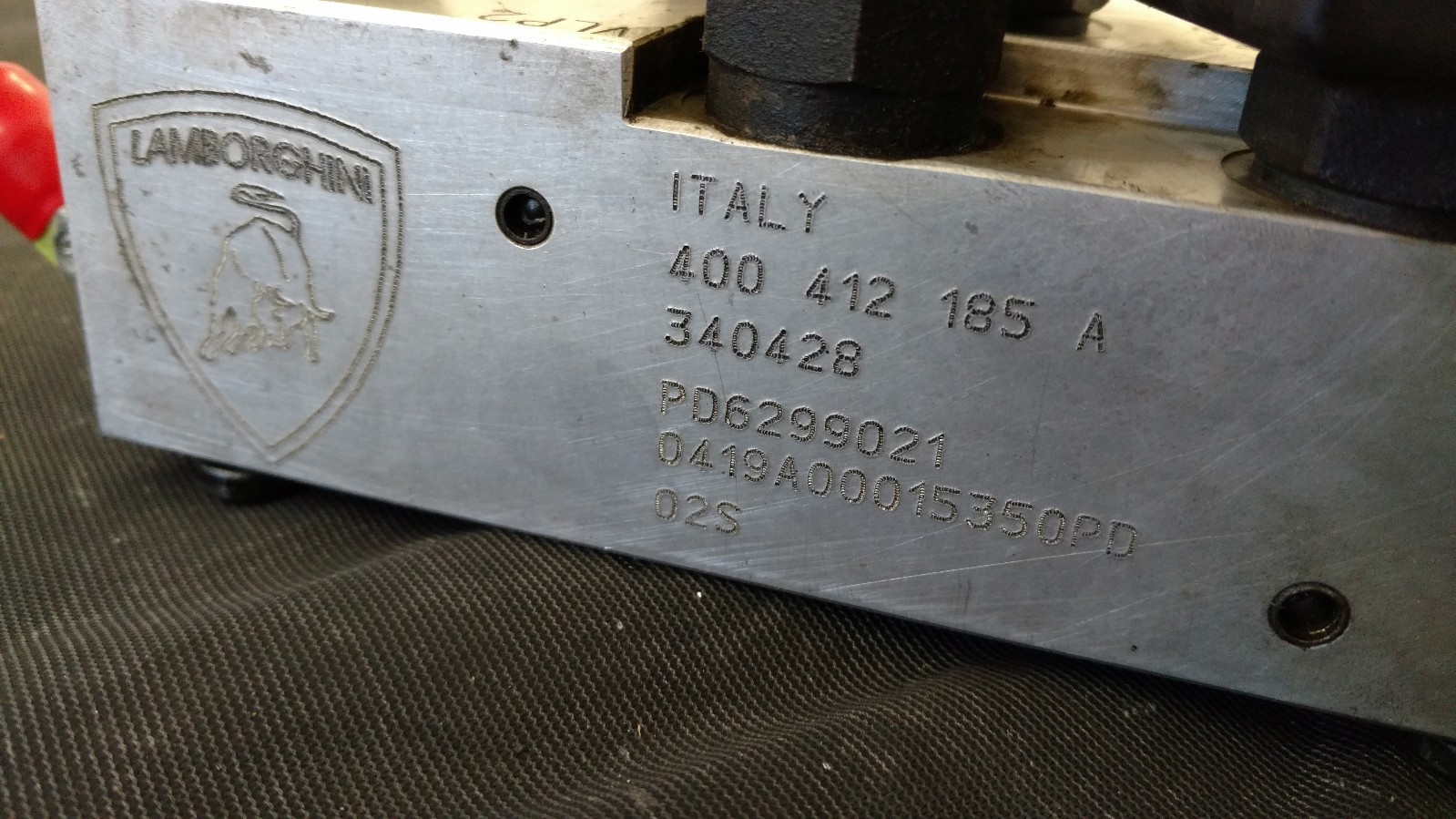 LAMBORGHINI GALLARDO COUPE SPYDER SUSPENSION CONTROL VALVE UNIT OEM 400412185A