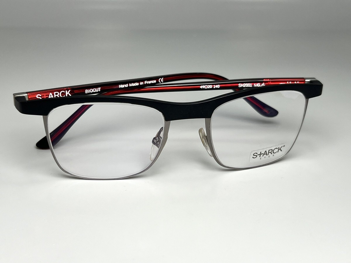 Starck Eyes Mikli Hand Made Eyeglasses Biocut Square Frame SH2001 France