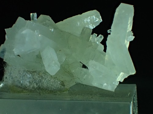 MOLTO RARO esemplare minerale fine cubico prehnite miniera Jeffrey, Quebec - Foto 5 di 6